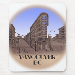 Vancouver Canada Souvenir Mouse Pad Gastown Gifts Musmatta