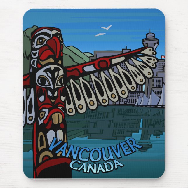 Vancouver Canada Souvenir Mouse Pad Musmatta (Framsidan)