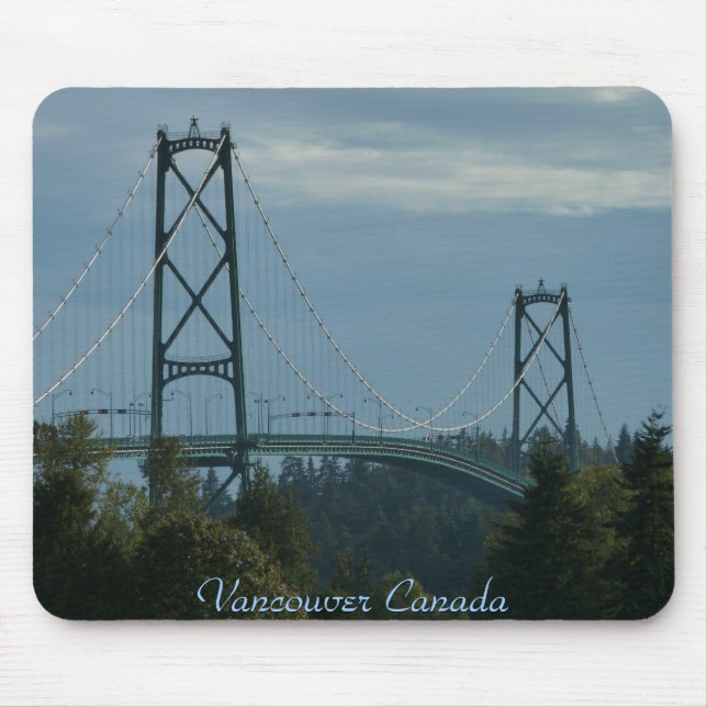 Vancouver Canada Souvenir Mouse Pad Vancouver Gift Musmatta (Framsidan)