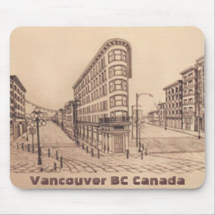 Vancouver Canada Souvenir Mousepad Gastown Gifts Musmatta