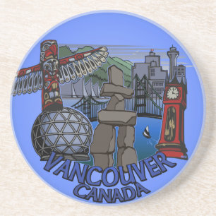 Vancouver Canada Souvenir Underlägg Landmark Gifts
