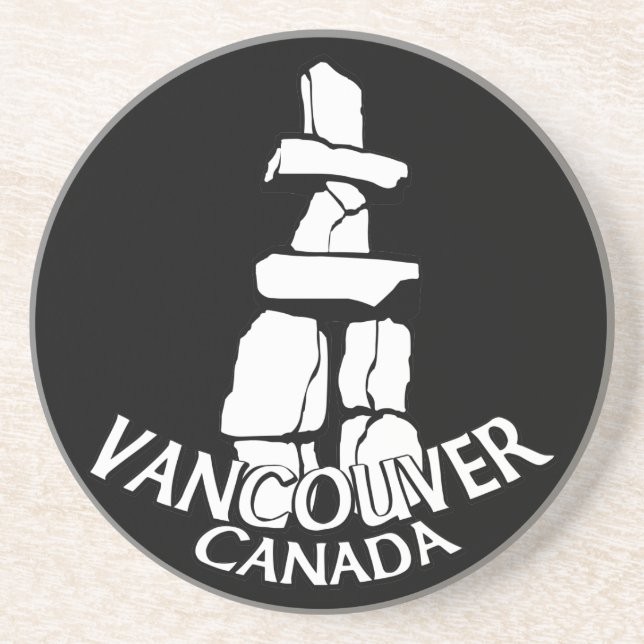 Vancouver Canada Souvenir Underlägg Vancouver Gift (Framsidan)