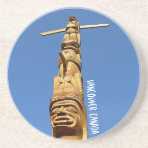 Vancouver Canada Souvenir Underlägg Vancouver Gift Sandsten