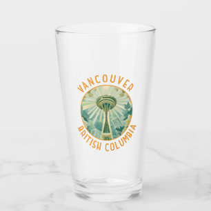 Vancouver Canada Space Nål Retro Distress Glaskopp