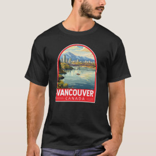 Vancouver Canada Travel Art Vintage T Shirt