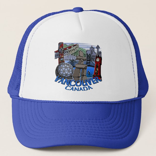 Vancouver Caps BC souvenirtrucker keps & hattar (Framsida)