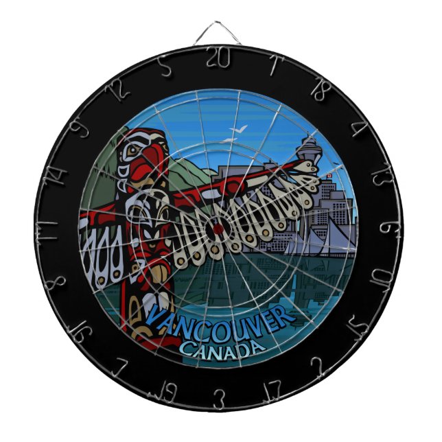 Vancouver Dartboard Coola Vancouver Dartboard Piltavla (Framsidan)