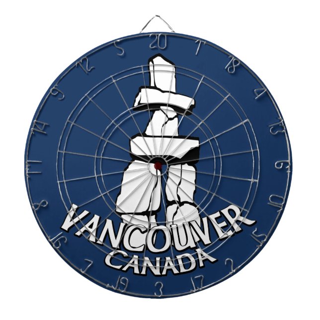 Vancouver Dartboard Vancouver Souvenir Dartboard Piltavla (Framsidan)