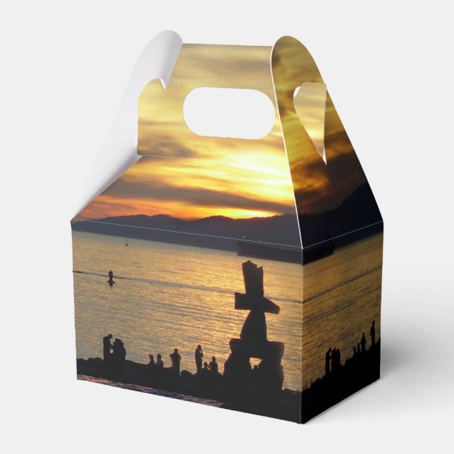 Vancouver Favor Box Personliga Vancouverlådor Presentaskar (Framsidan Sidan)