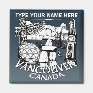 Vancouver Fridge Magnets Personlig Souvenir Magnet