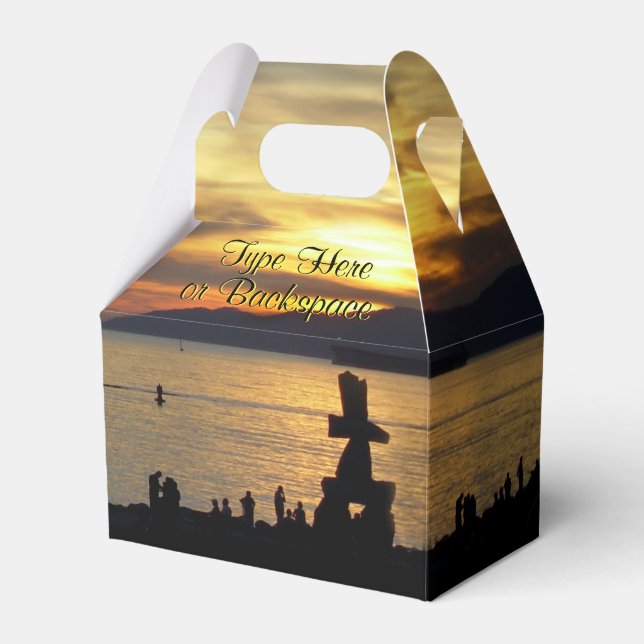 Vancouver Gift Box Personlig Vancouver Boxes Presentaskar (Framsidan Sidan)