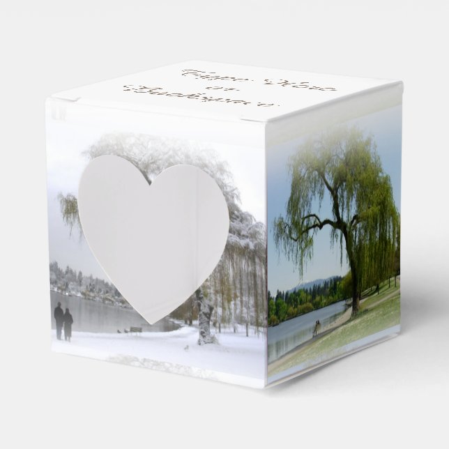 Vancouver Gift Box Romantic Personlig Boxes Presentaskar (Framsidan Sidan)