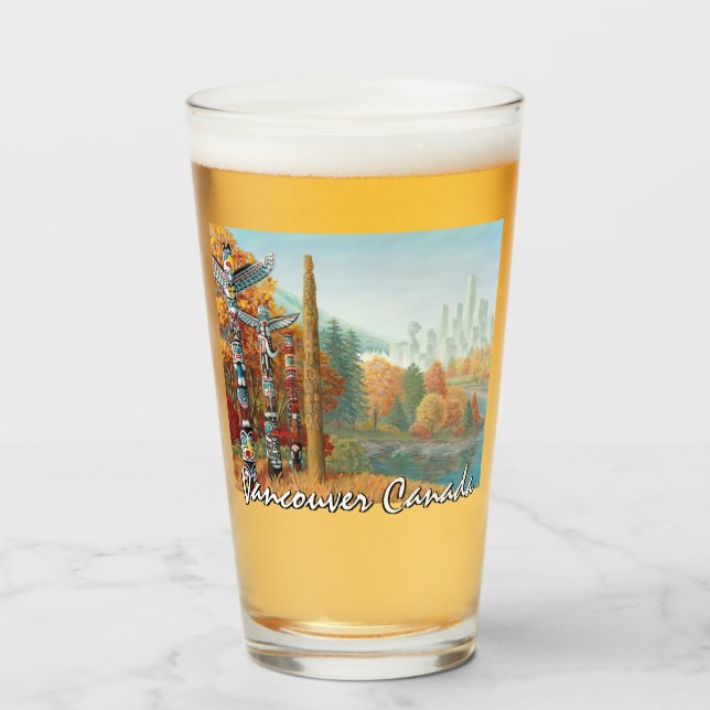 Vancouver Glass Vancouver Souvenir Glasses Glaskopp (Framsida fylld)