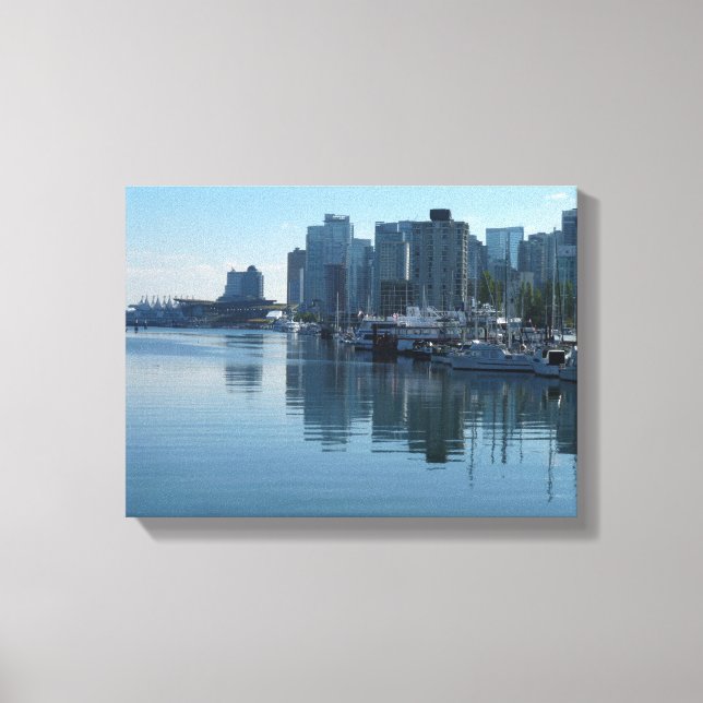 Vancouver Harbour Art Print Sjölandskap Art Canvas (Framsida)