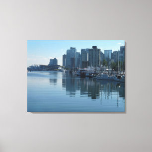 Vancouver Harbour Art Print Sjölandskap Art Canvas