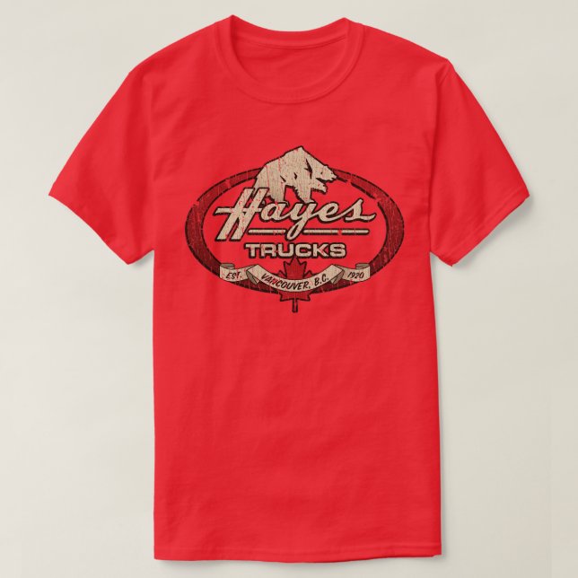 Vancouver Hayes Lastbilar 1971 T Shirt (Design framsida)