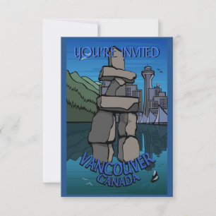 Vancouver-inbjudan Personlig Vancouver OSA Inbjudningar