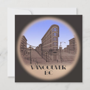 Vancouver-inbjudan Personlig Vancouver OSA Inbjudningar