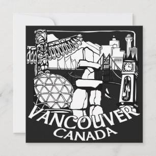 Vancouver-inbjudan Personlig Vancouver OSA Inbjudningar