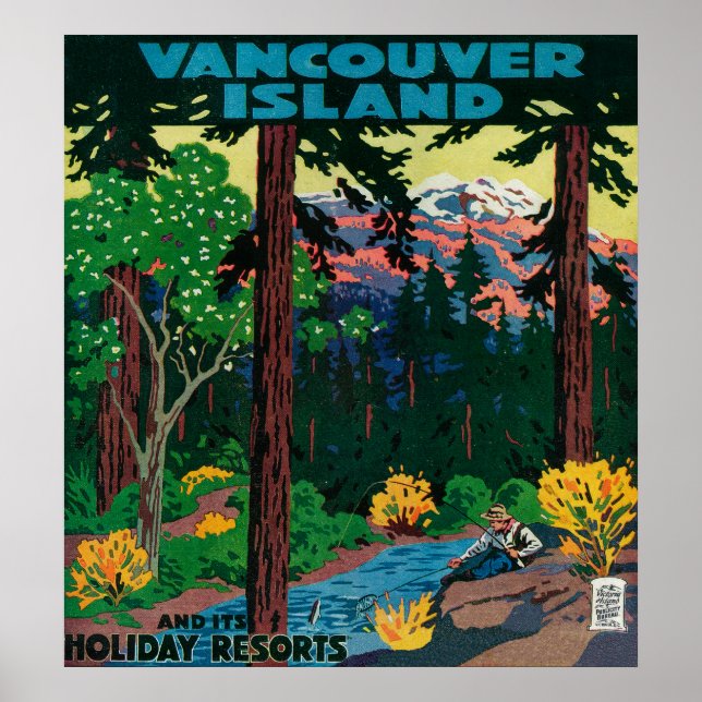 Vancouver Island Advertising Poster (Framsidan)