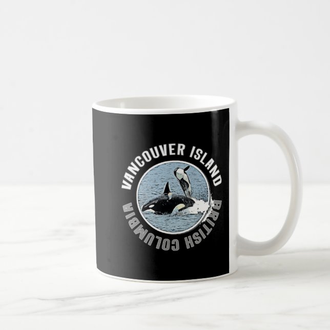 Vancouver Island BC Kanada Orca Whales Äventyr K Kaffemugg (Höger)