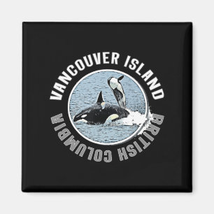 Vancouver Island BC Kanada Orca Whales Äventyr K Magnet