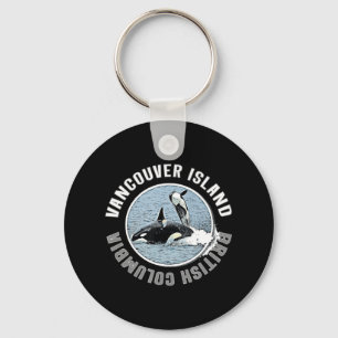 Vancouver Island BC Kanada Orca Whales Äventyr K Nyckelring
