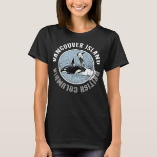 Vancouver Island BC Kanada Orca Whales Äventyr K T Shirt