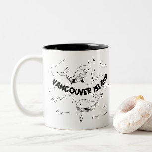 Vancouver Island Kanada Valar Två-Tonad Mugg