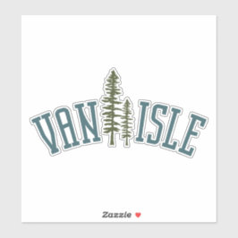 Vancouver Island Ställe Väster Kusten Vinyl Sticke Klistermärken