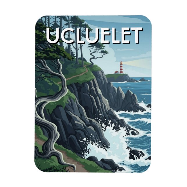 Vancouver Island Ucluelet Resor Magnet (Vertikal)