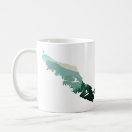 Vancouver Island Väster Kusten Design Mugg