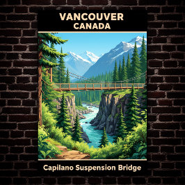 Vancouver, Kanada: 1960-talets Vintage resor Poste Poster