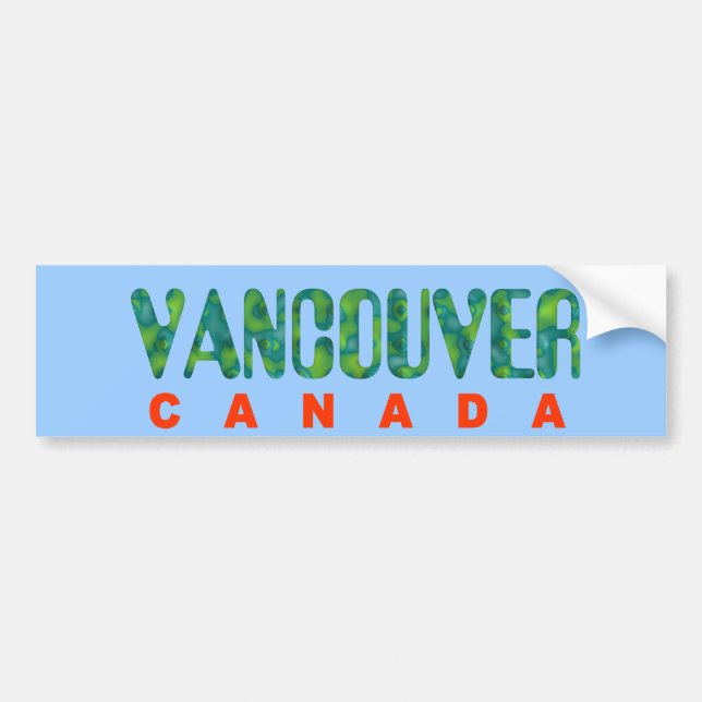Vancouver Kanada bildekal (Framsidan)