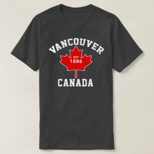 Vancouver Kanada Est. 1886 patriotiska T-skjorta T Shirt