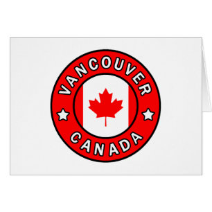 Vancouver Kanada Hälsningskort