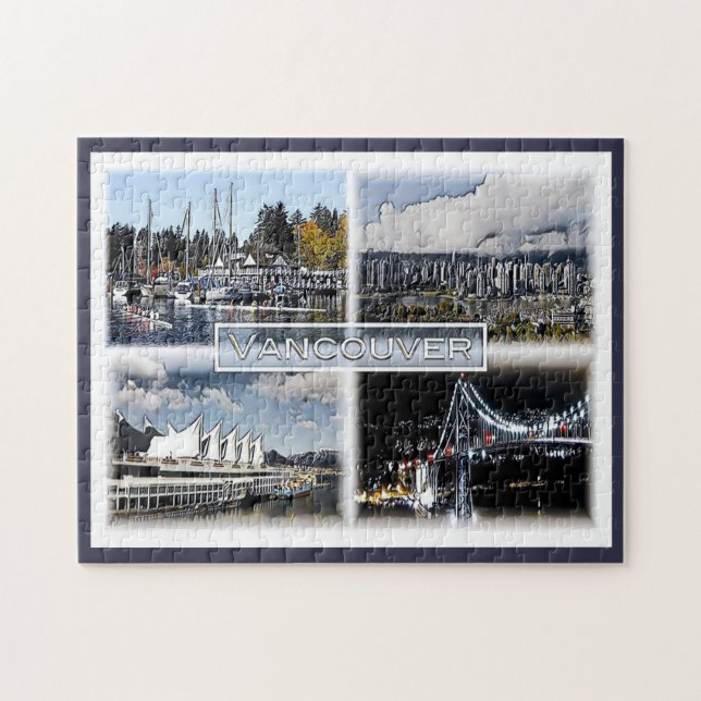 Vancouver - Kanada - Mosaic - Pussel (Horisontell)