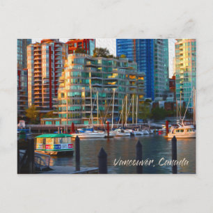 Vancouver, Kanada: oljemålningens foto Vykort