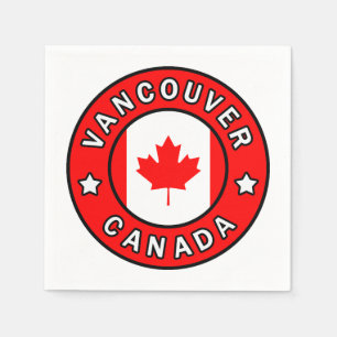 Vancouver Kanada Pappersservett