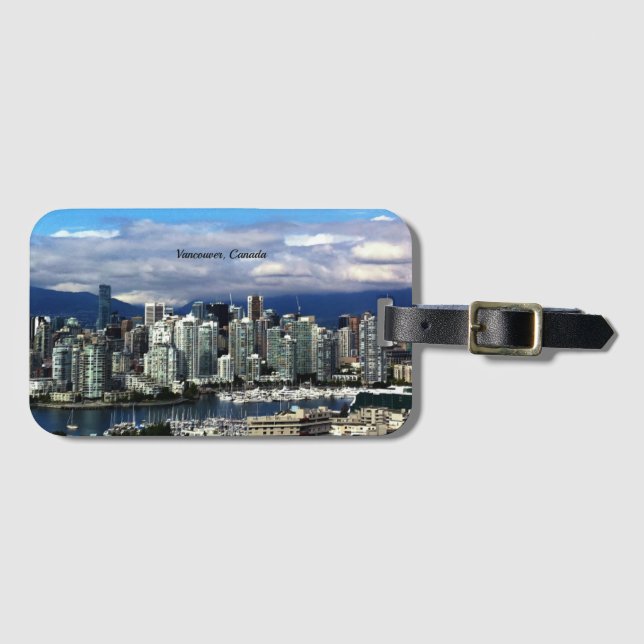 Vancouver, Kanada, skyline Bagagebricka (Framsida horisontal)