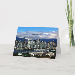 Vancouver, Kanada, skyline Kort