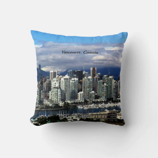 Vancouver, Kanada, skyline Kudde (Framsida)