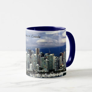 Vancouver, Kanada, skyline Mugg
