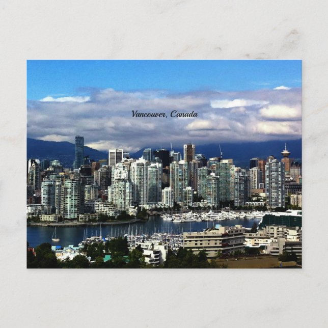 Vancouver, Kanada, skyline Vykort (Framsida)