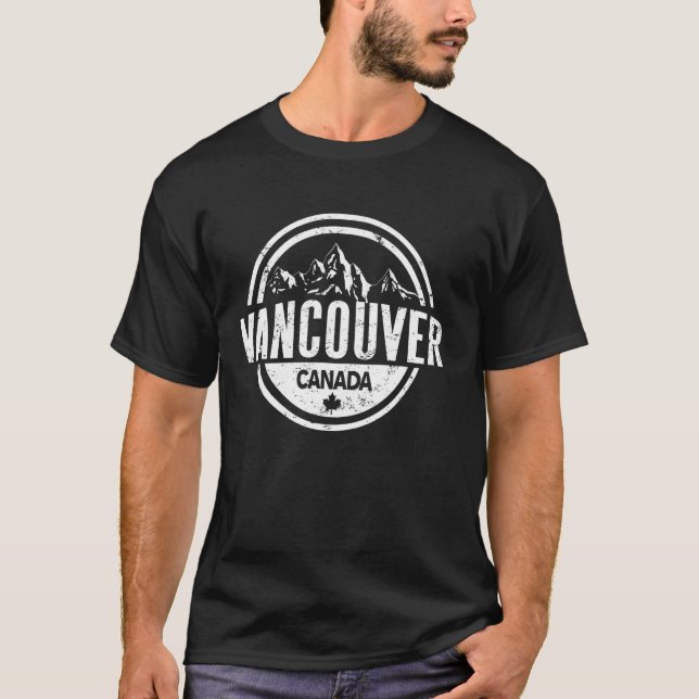 Vancouver Kanada T Shirt (Framsida)