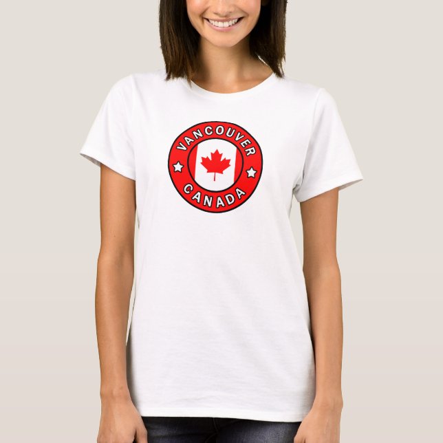 Vancouver Kanada T-shirt (Framsida)