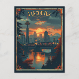 Vancouver, Kanada, Vintage resor Vykort