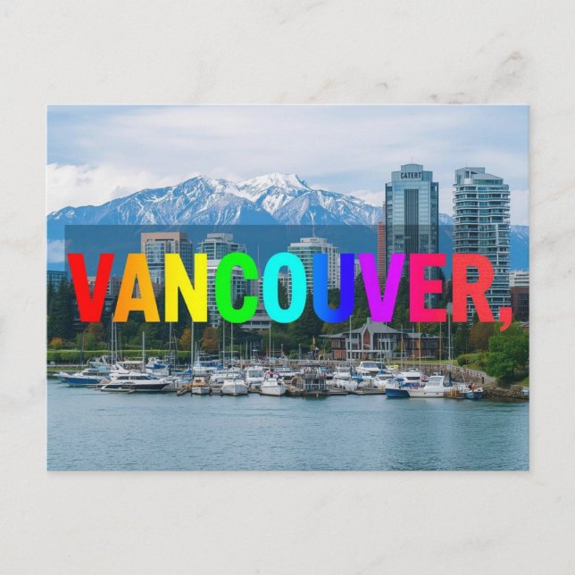 Vancouver Kanada Vykort (Framsida)