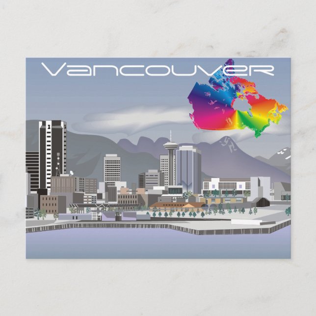 Vancouver Kanada Vykort (Framsida)