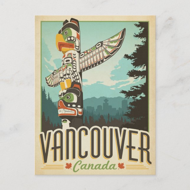 Vancouver, Kanada Vykort (Framsida)